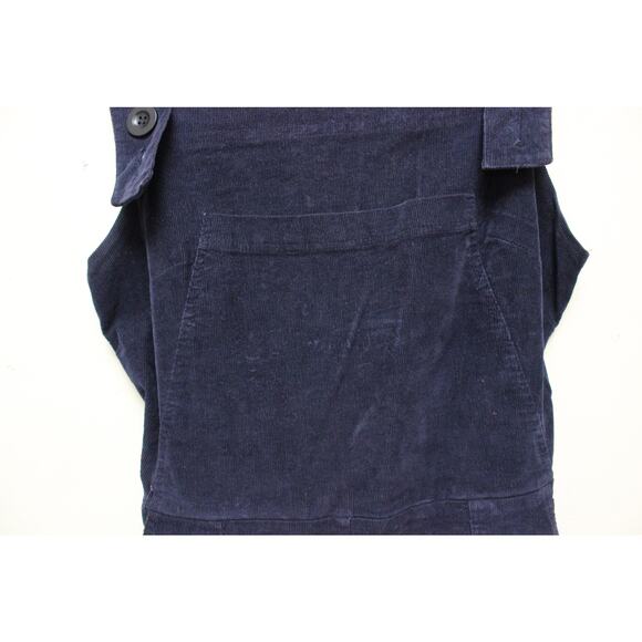 Nooworks Navy Blue Corduroy Overalls Size Small - Picture 4 of 6